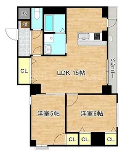 グリーンハイムpartⅡ【3階】の間取り
