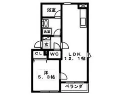 福岡県福岡市博多区諸岡1丁目【アパート】の間取り