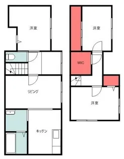 北海道札幌市南区藤野一条6丁目【一戸建】の間取り