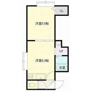 グランシュール32【203号室】の間取り