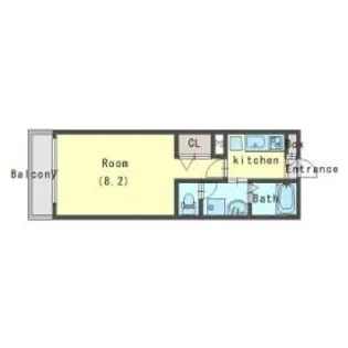 ジーメゾン尼崎東【2階】の間取り