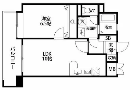 ニットーハイツ【2階】の間取り