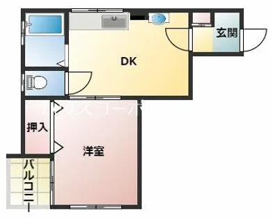 兵庫県尼崎市潮江2丁目【マンション】の間取り