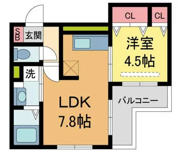 レ・セーナ甲東園【302号室】の間取り