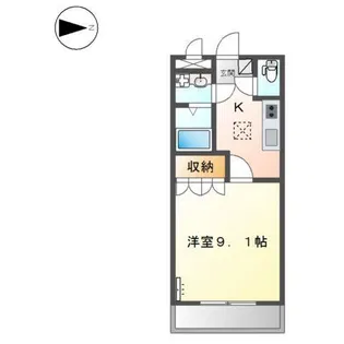 ヴェルジュール御着【1階】の間取り
