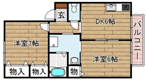 パストラル23【102号室】の間取り