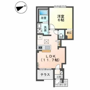 ジェミニB【1階】の間取り