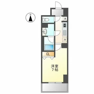 ドゥナーレ辻町【3階】の間取り