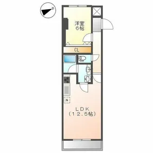 大脇ビル【3階】の間取り