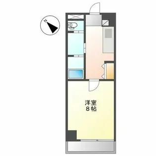 RIDGE大曾根(旧ルクレ大曽根)【6階】の間取り