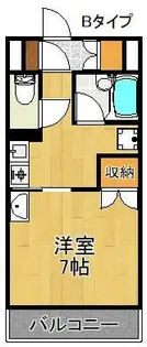 セジュールりんくう【1階】の間取り