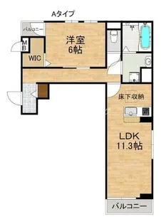 コンパル・りんくう【1階】の間取り