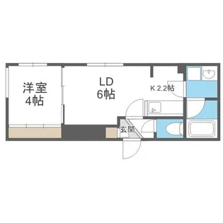 precious MISONO【201号室】の間取り