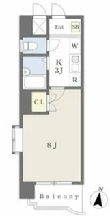さくら八田【501号室】の間取り