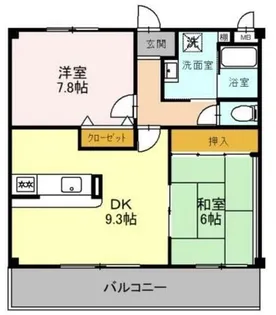 ソレーユ関西【2階】の間取り
