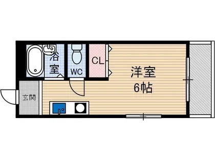 プチコスモ茨木【3階】の間取り