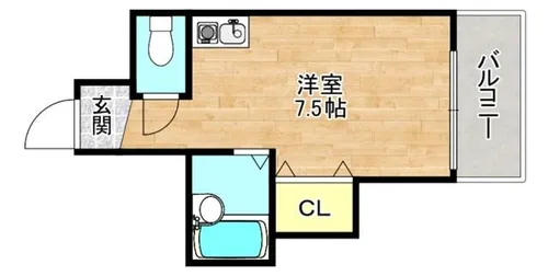 大阪府大阪市都島区都島南通2丁目【マンション】の間取り