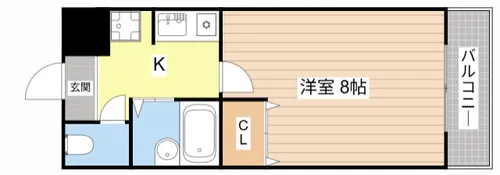 センチュリー玉川【1階】の間取り