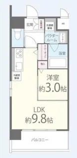 スクウェアJ【4階】の間取り