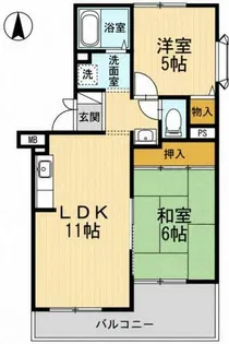高井マンション【201号室】の間取り