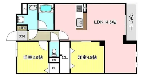 Casa Coco【3階】の間取り