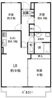 クレール・シャルム【2階】の間取り