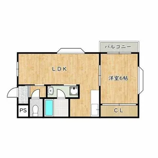 大阪府藤井寺市岡1丁目【アパート】の間取り