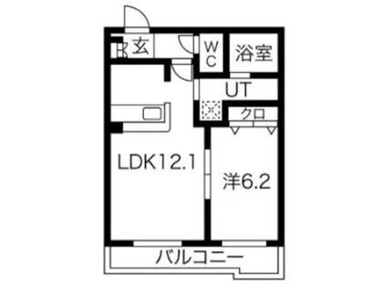サウス ルミナーレ【403号室】の間取り