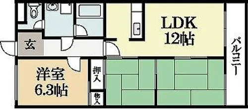 ラポート長谷川【3階】の間取り