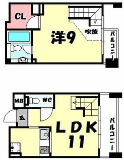 ネット伏見町【6階】の間取り