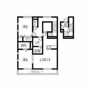 port west 雅【2階】の間取り