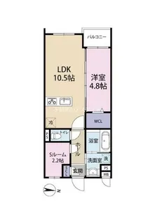 MON665【104号室】の間取り