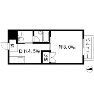 愛知県名古屋市昭和区車田町1丁目【マンション】の間取り
