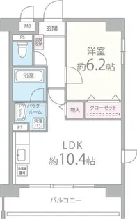 サクシード胤【2階】の間取り