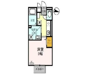 メルベーユ箕面Ⅱ【2階】の間取り