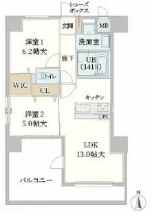 兵庫県尼崎市塚口本町6丁目【マンション】の間取り
