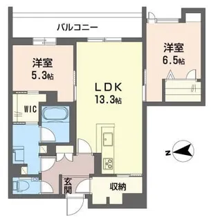 大阪府箕面市桜4丁目【マンション】の間取り
