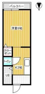 大阪府箕面市小野原東3丁目【アパート】の間取り
