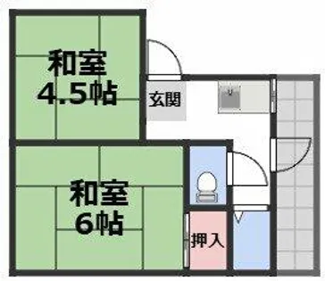 旭マンション【3階】の間取り