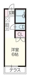 セレッソ壱番館【109号室】の間取り