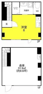 ラフマート今津【101号室】の間取り