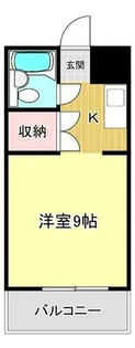 FM Nakazaki Ⅱ【2602号室】の間取り