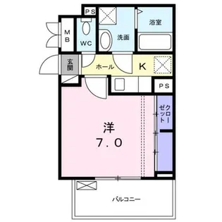 プログレスⅦ番館西屋敷【1階】の間取り