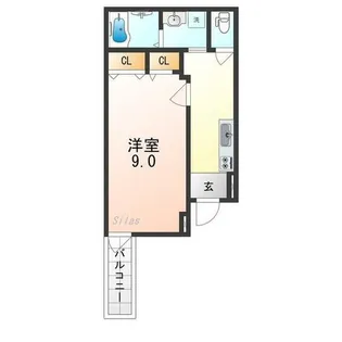 フジパレス河内山本サウス【1階】の間取り