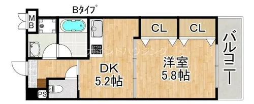 カーサ恵風【1階】の間取り