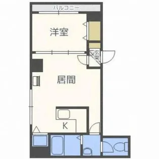 カサール・ガルシア【2階】の間取り