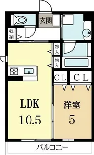 メゾン・WATARI C棟【1階】の間取り