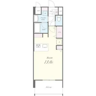 プレミアムコート大須【3階】の間取り