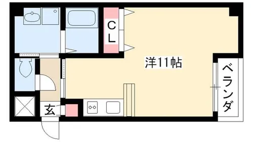 スワローハイム岩塚【3階】の間取り