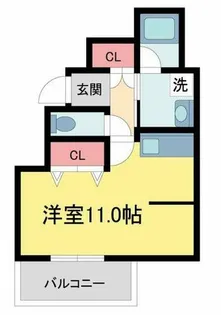カサ苦楽園【2階】の間取り